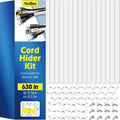 630in Cord Hider Kit Paintable Cable Raceway - Complete Wall Cable