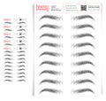 Easy Apply Temporary Eyebrow Tattoos for Realistic Hair-Like Finish