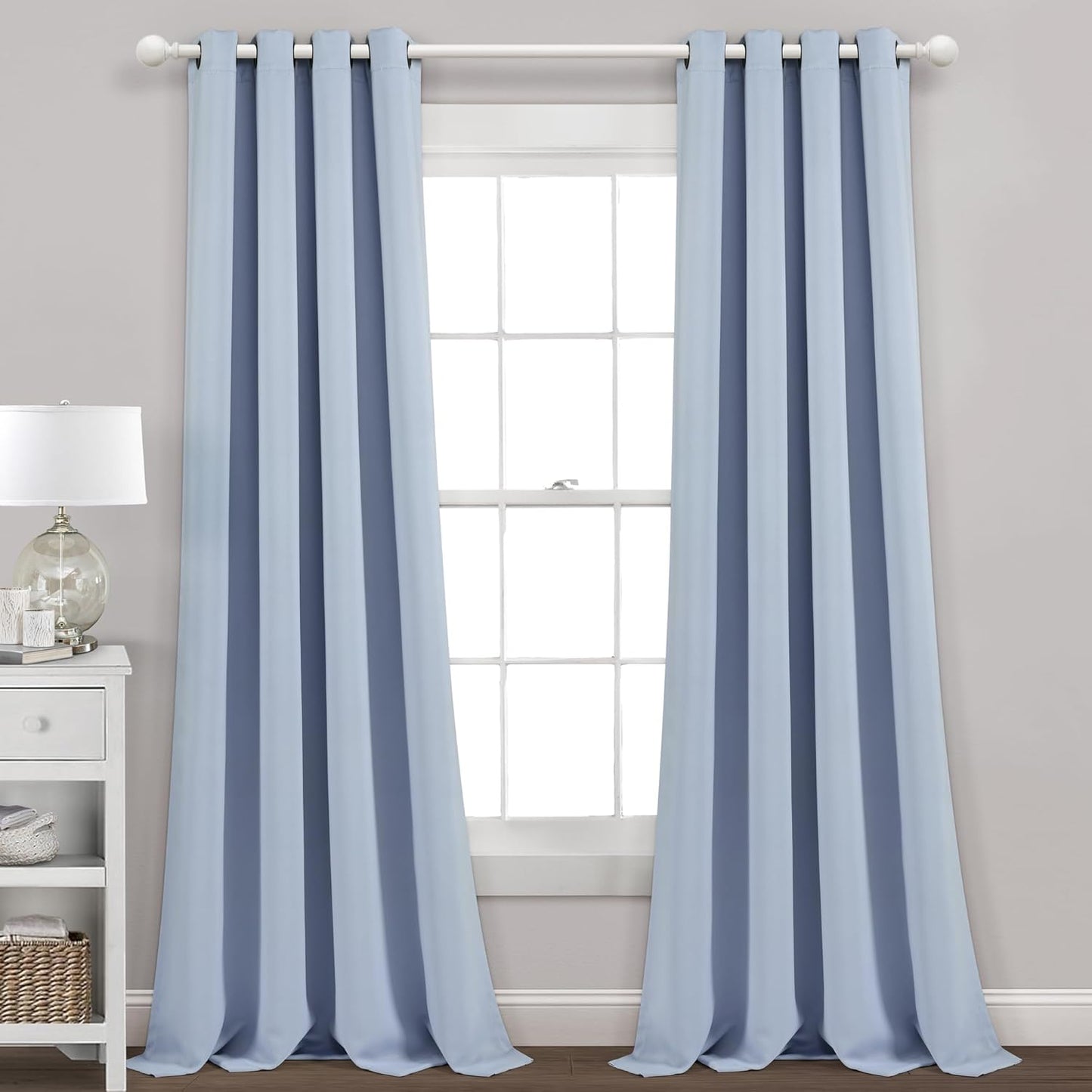 Lush Decor Insulated Grommet Blackout Window Curtain Panels