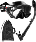 Snorkeling Gear for Adults Full Face Dry Snorkel Set - Panoramic View