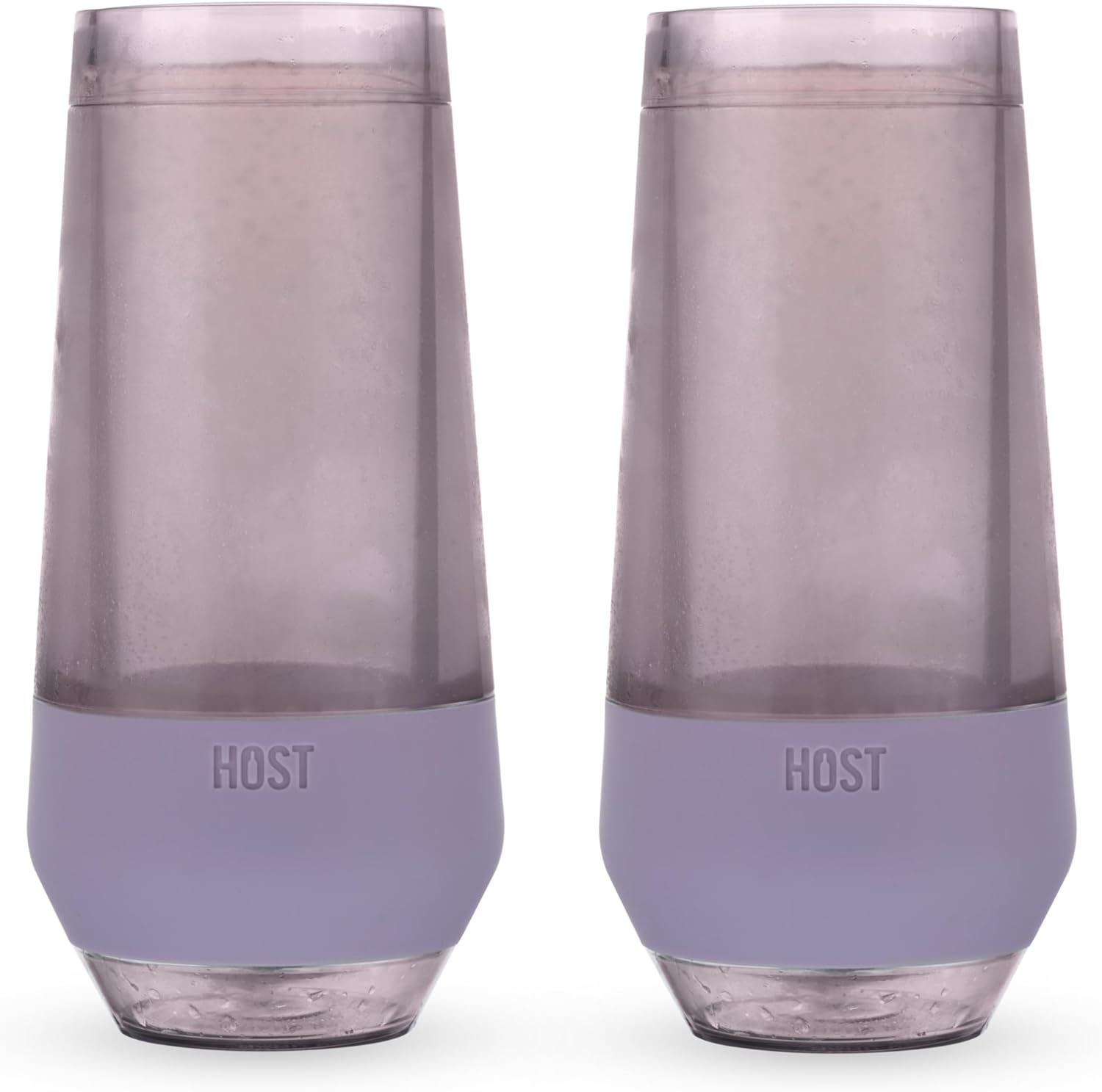 Host Champagne FREEZE Double-Walled Stemless Wine Glass Set