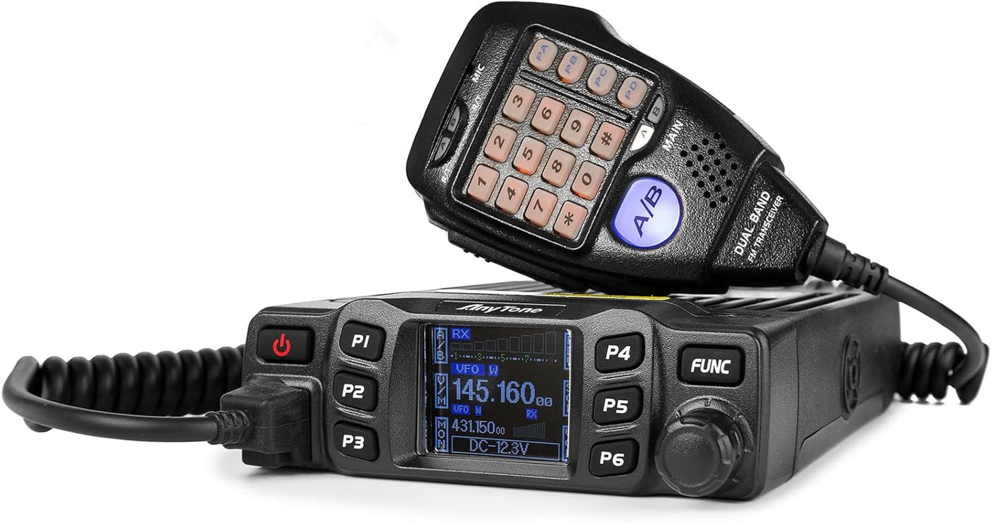 AnyTone AT-778UV II Mobile Ham Radio for Car Vehicle Use