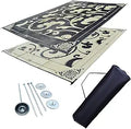 EZ Travel RV Patio Mat and Grass Mat 9ft x 18ft - Reversible Outdoor
