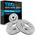 TRQ Front Brake Rotors Set Vented Compatible with 2004-2008 Chevrolet
