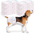 Disposable Dog Diapers Female 90 Count Large - Super Absorbent Fit