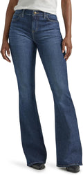 Lee Women's Legendary Mid Rise Flare Jean - Flattering Stretch