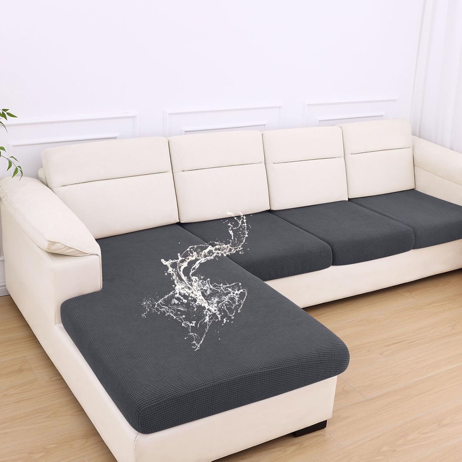 Waterproof Couch Cushion Covers for Pets - Non Slip Sofa Seat