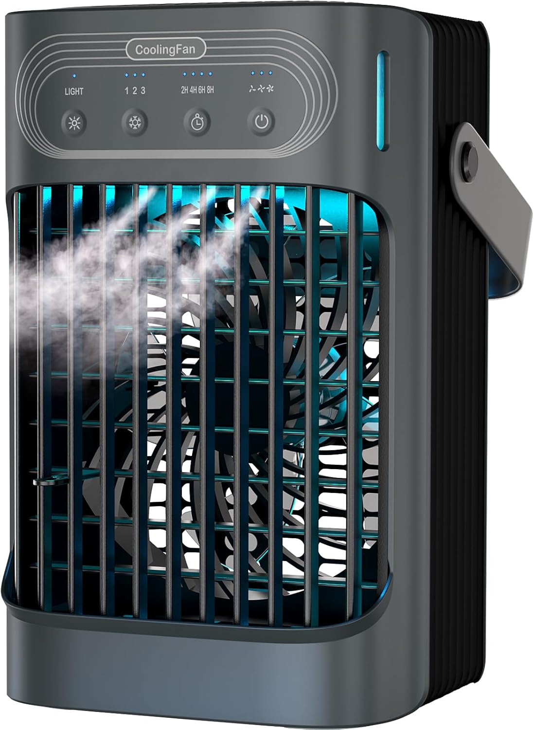 Small Portable Air Conditioner with 800ml Water Tank for Home