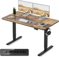 FEZIBO 55 in x 24 in Electric Height Adjustable Standing Desk - Smooth