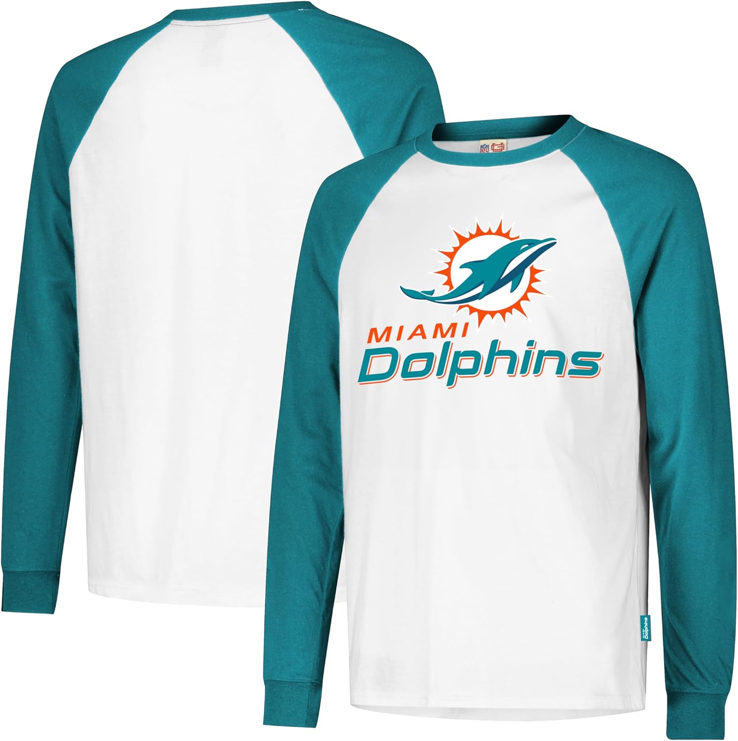 Ultra Game NFL Official Super Soft Raglan Baseball T-Shirt