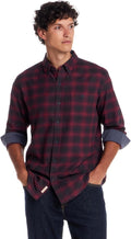 Men's Soft Brushed Plaid Flannel Button-Down Shirt - Weatherproof