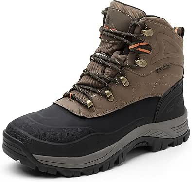 NORTIV 8 Men's Insulated Waterproof Construction Hiking Boots