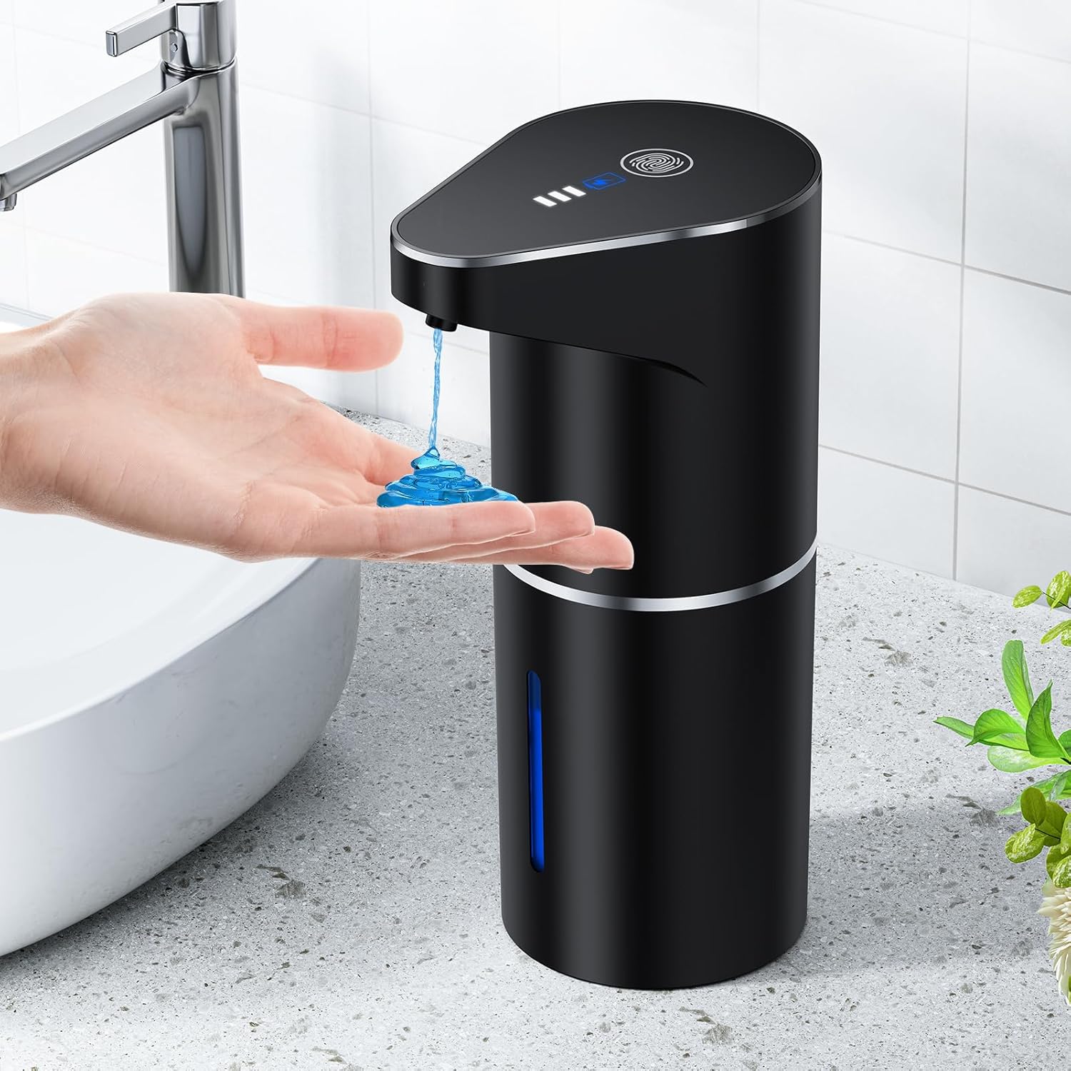 Automatic Touchless Soap Dispenser with Adjustable Settings