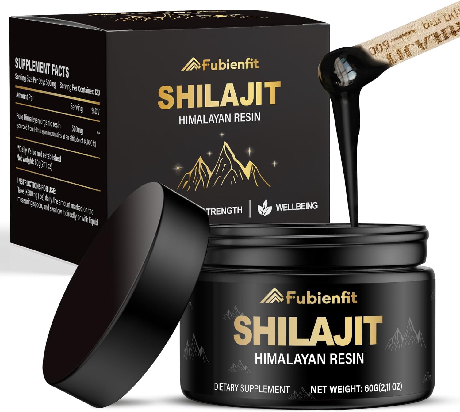 Pure Himalayan Shilajit Resin for Energy and Immune Support