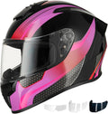 Favoto Motorcycle Full Face Helmet DOT Approved - Lightweight