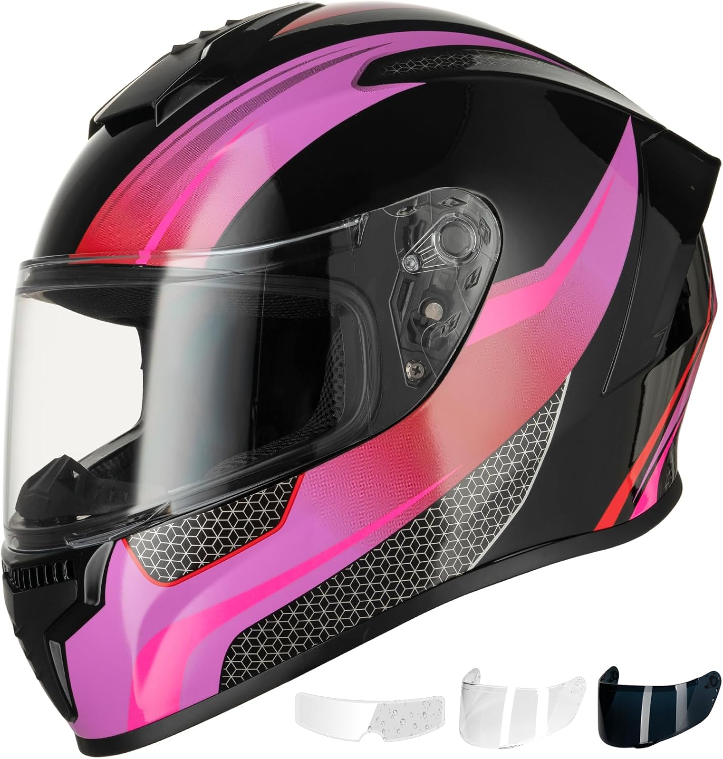 Favoto DOT Approved Lightweight Full Face Helmet