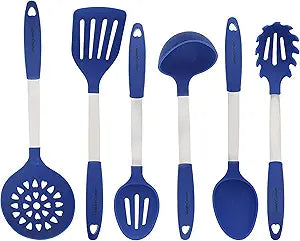 Premium 6-Piece Silicone Kitchen Utensils Set for Cooking