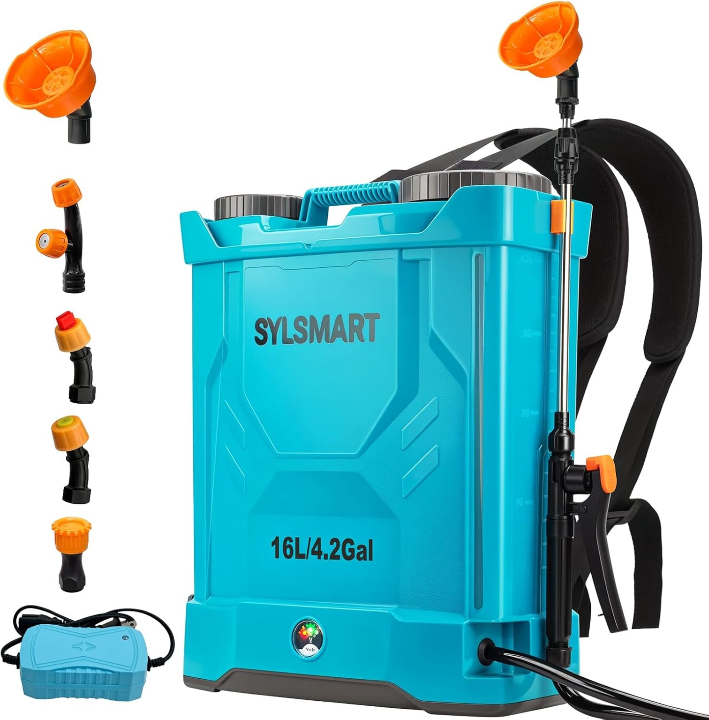 Battery Powered Backpack Sprayer 4 Gallon for Easy Lawn Care