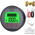 BINTA Battery Monitor with Shunt 8-120V 0-500A Voltmeter Ammeter