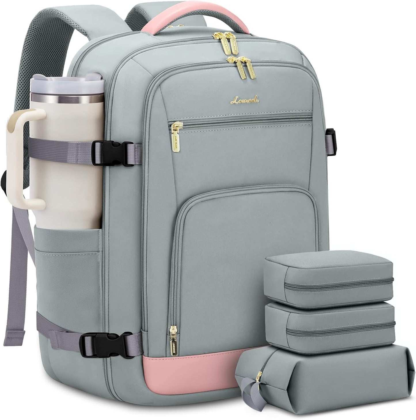 LOVEVOOK 50L Travel Backpack for Women - Flight Approved Carry On