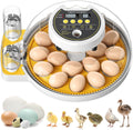2025 Upgrade 18 Egg Incubator with Automatic Turning - Stable Humidity