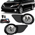 Fog Lights Front Fog Lamps Assembly Compatible with Toyota Sienna