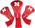Team Golf Numbered 1, 3 & X Headcovers for Oversized Drivers - Velour