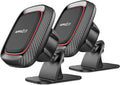 Magnetic Phone Holder for Car 2 Pack - Strong Stick-On Dashboard Mount