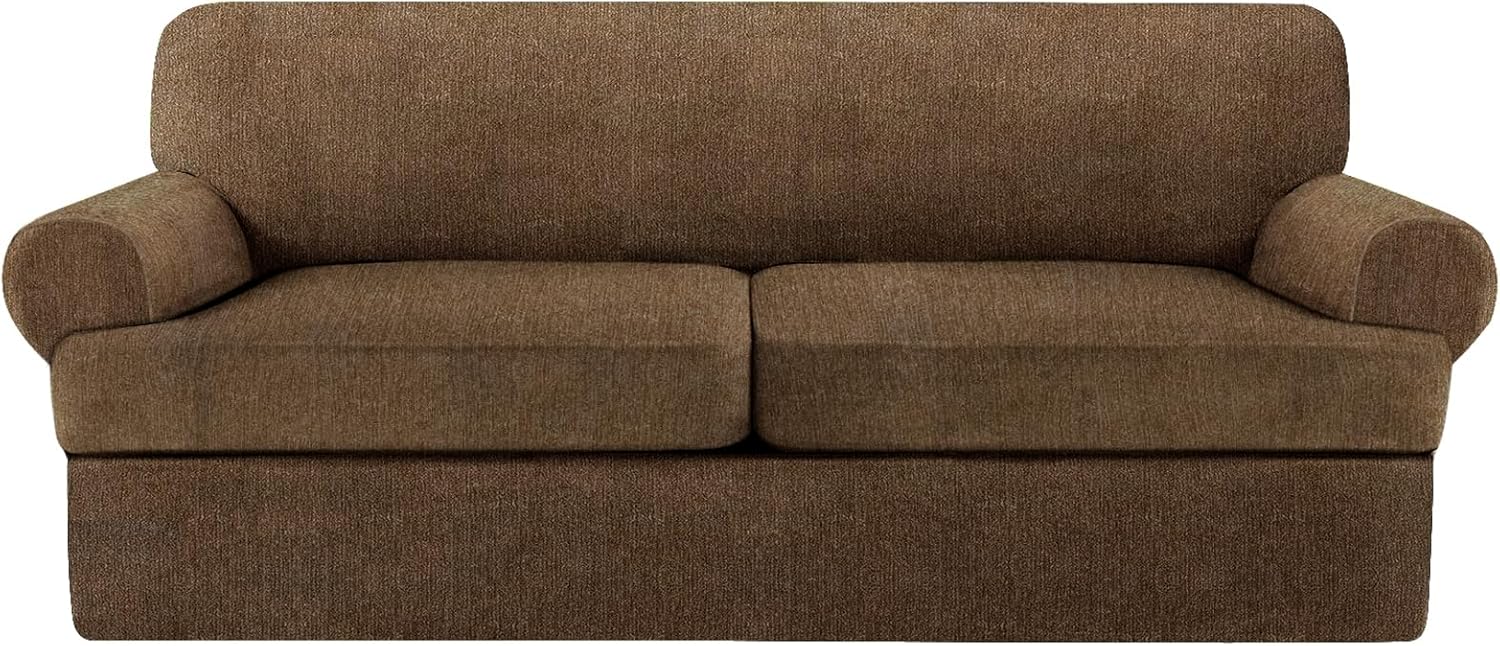3 Piece T Cushion Sofa Slipcovers for Stylish Living Room Decor