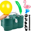 PCFING Balloon Pump Electric 3-in-1 Air Pump - Fast Dual Port Inflator