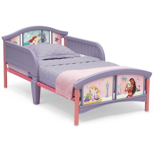 Delta Children Plastic Toddler Bed for Disney Princess Fans