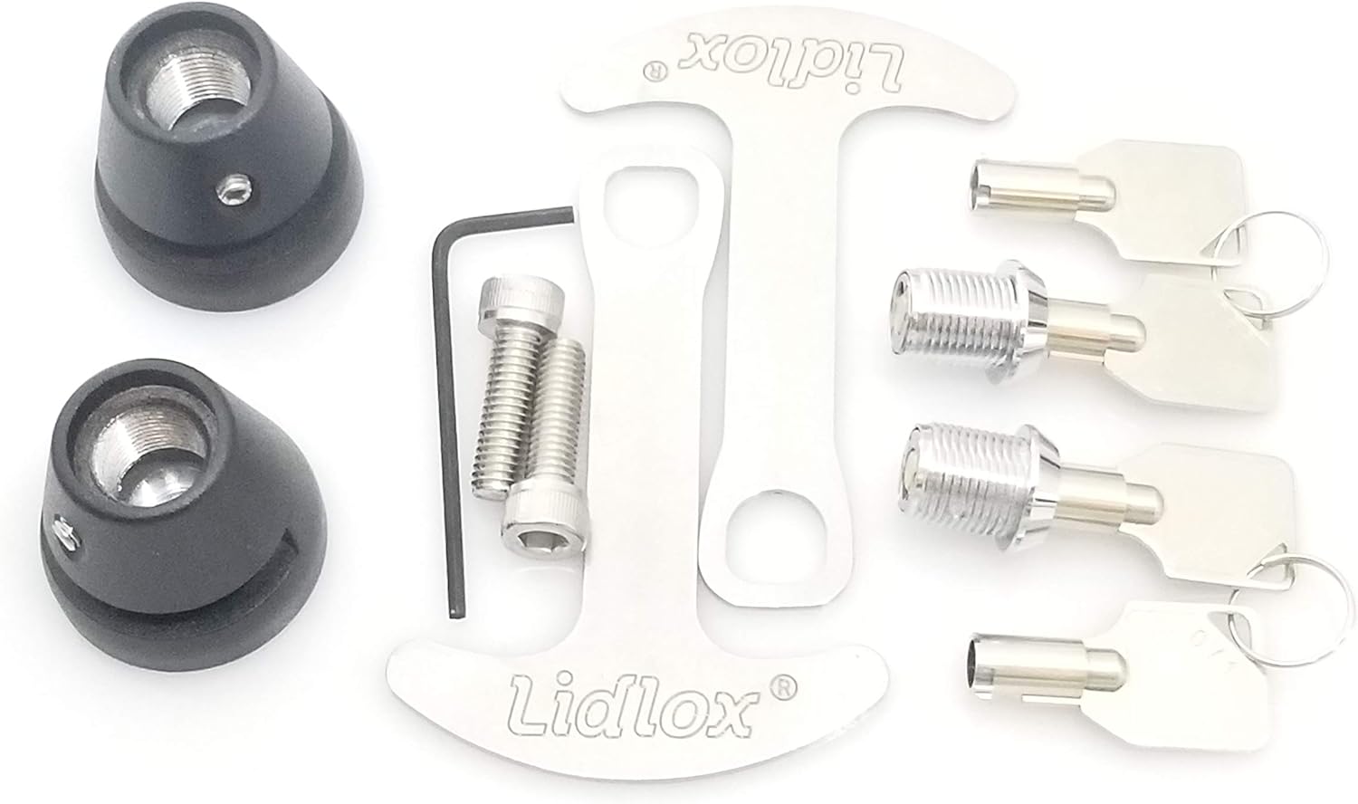 Secure Ride: Lidlox Helmet Lock Pair for Can-Am Spyder