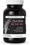 Durable RED Yeast Rice 1,600 mg + CoQ10 Phytosome - Heart Support