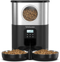 Automatic Cat Feeders for Two Cats - Timed Dual Bowl Pet Feeder