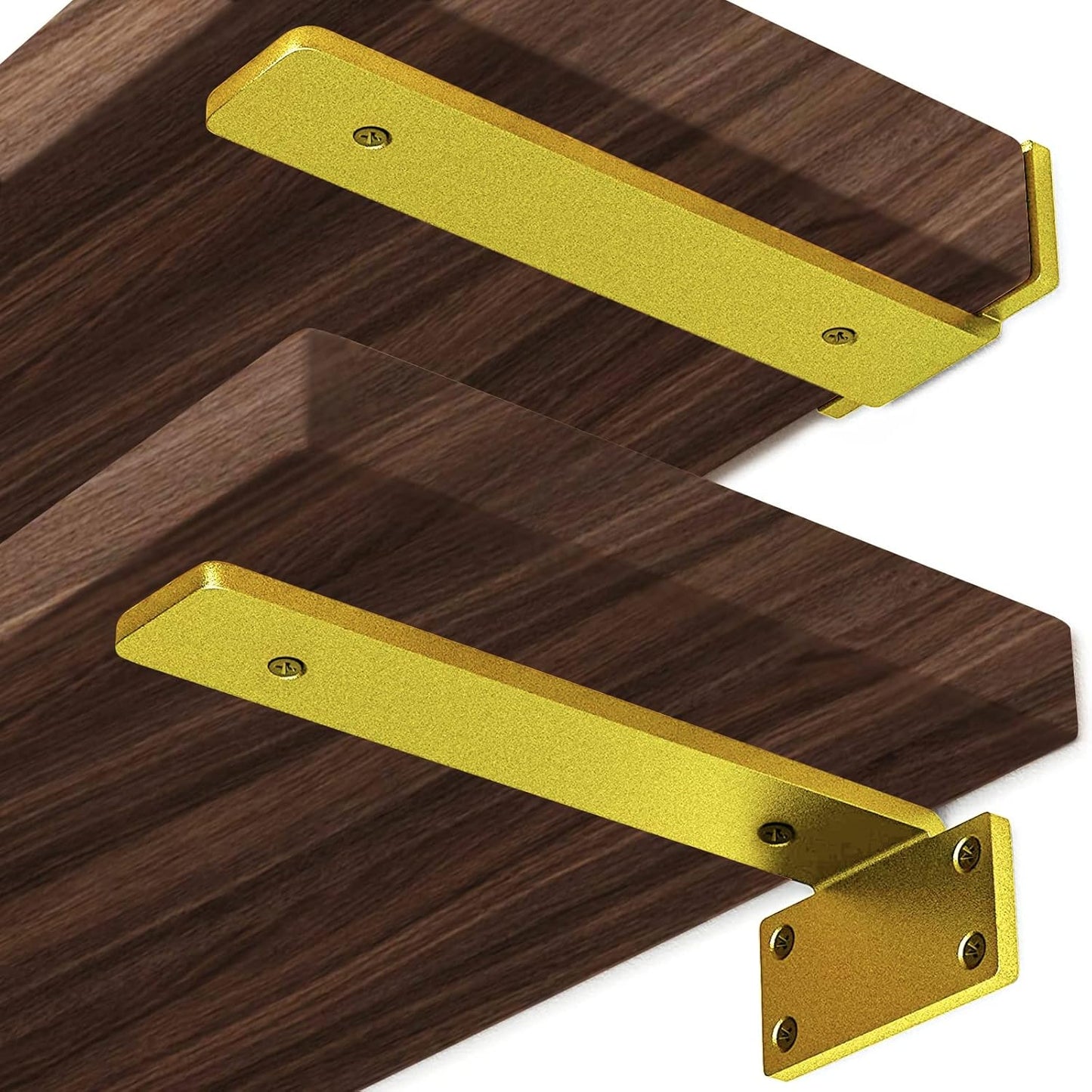 Heavy Duty Blind Shelf Brackets for Custom Wood Shelves