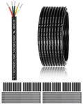 16 Gauge 5 Conductor Electrical Wire 100FT - Flexible UL2464 Cable