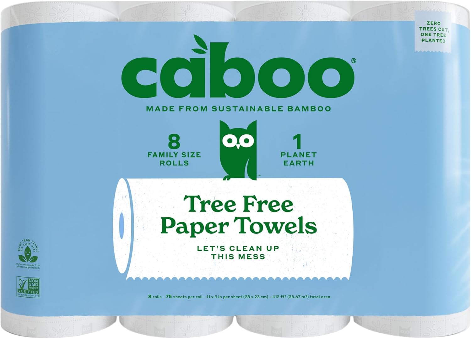 Caboo Tree Free Paper Towels - Eco-Friendly Kitchen Essential