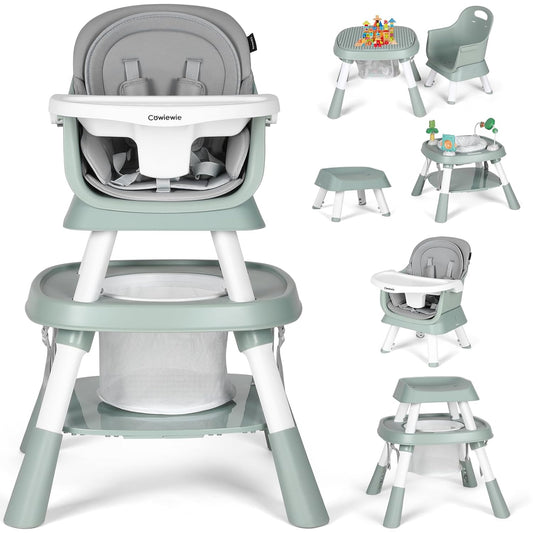 16-in-1 Convertible Highchair with Safety Harness