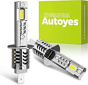 Autoyes H1 LED Headlight Bulb: 700% Brighter, 60000+ Hrs Lifespan