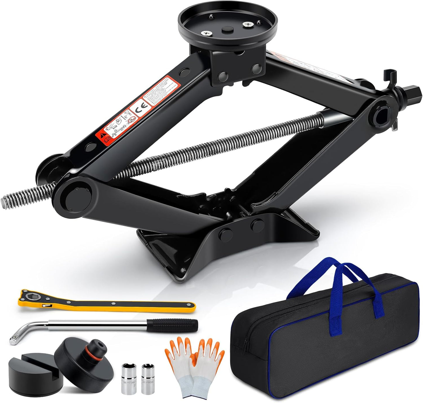 2025 Latest Scissor Jack for Car - Premium Alloy Steel Kit