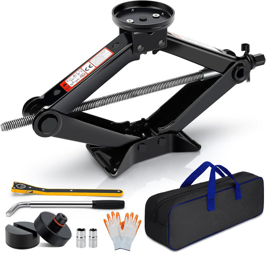 2025 Latest Scissor Jack for Car - Premium Alloy Steel Kit
