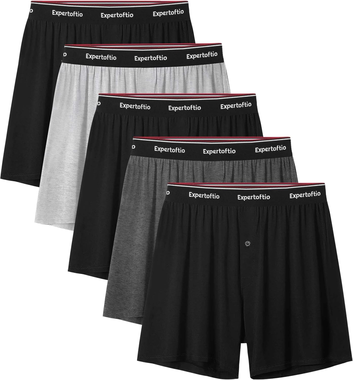 Bamboo Viscose Boxers for Men - Breathable Loose Fit Underwear