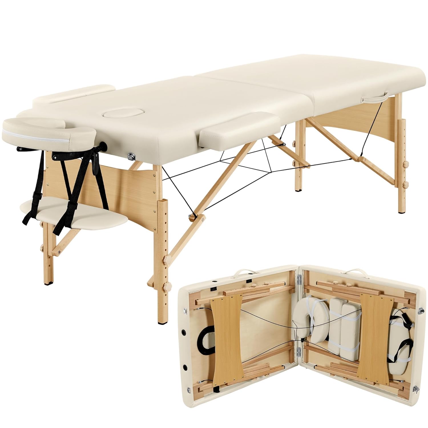 Yaheetech Portable Massage Table for Spa and Beauty Treatments