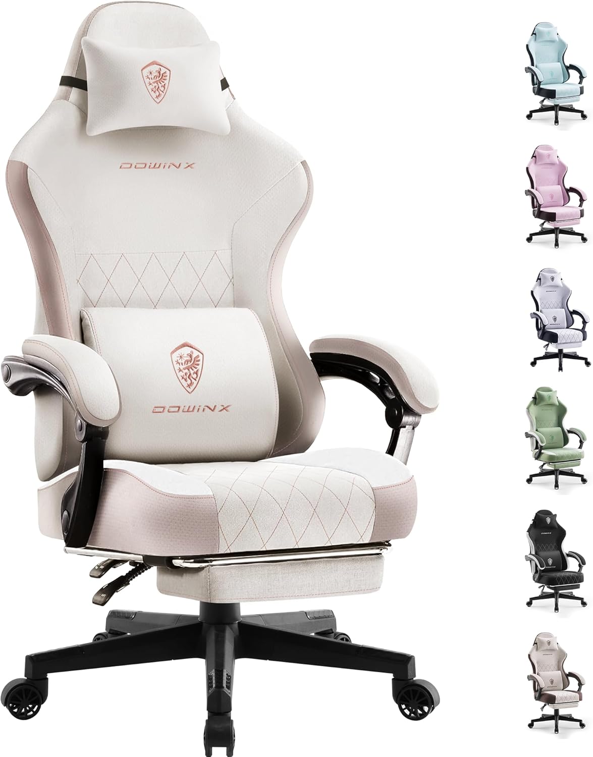 Dowinx Gaming Chair with Pocket Spring Cushion for Comfort