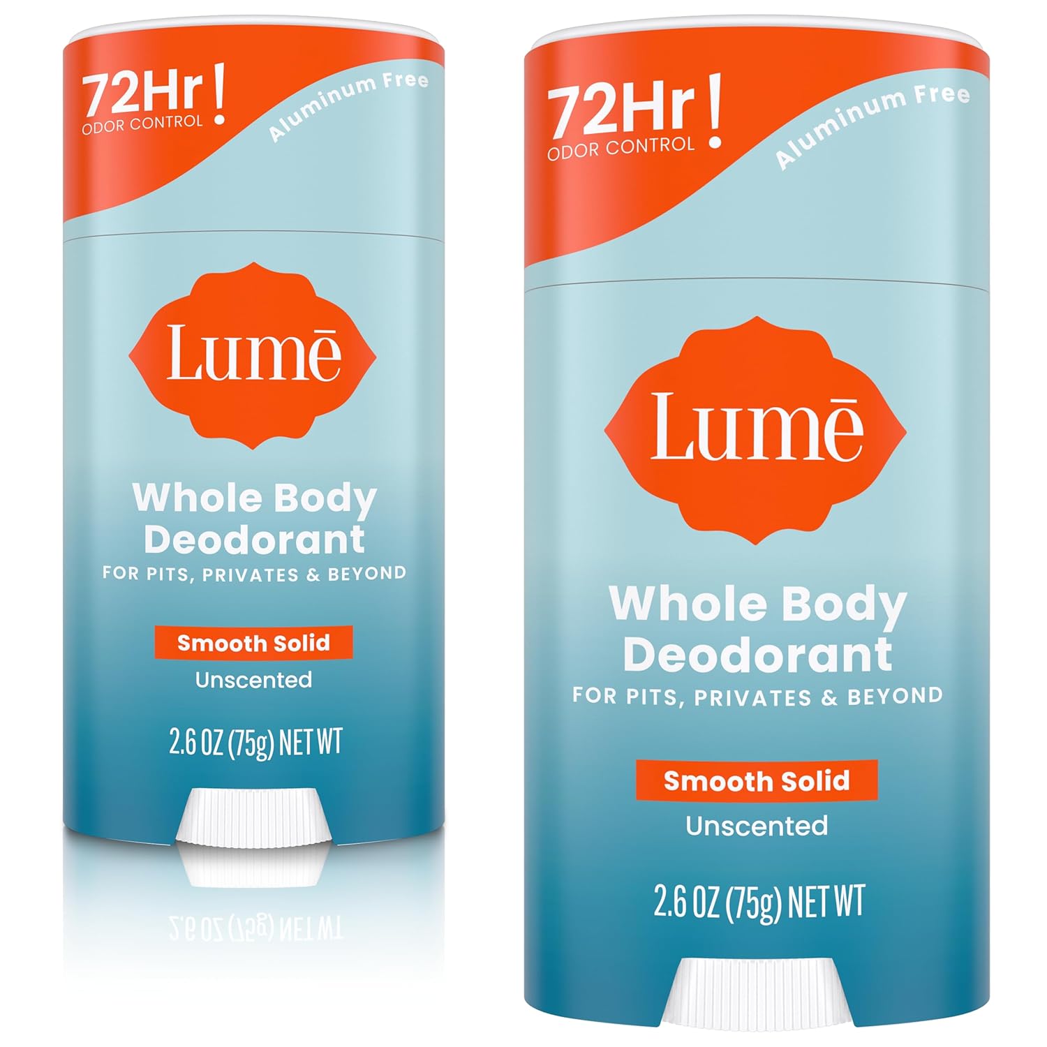 Lume Whole Body Deodorant Smooth Solid Stick for Odor Control