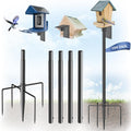 Bird Feeder Pole Stand 104 in Height Feeding Station - Stable Slip-Fit