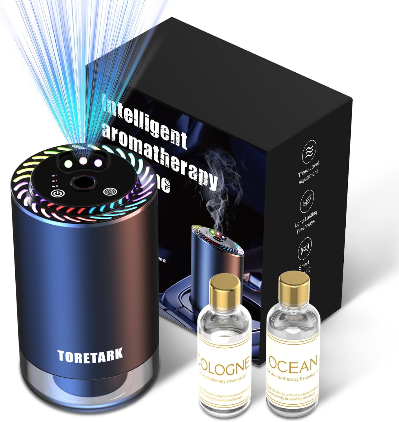 Smart Car Diffusers for Essential Oils with Starry Projection Light