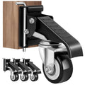 Workbench Casters Kit 600 lbs Heavy Duty Retractable - Smooth Mobility