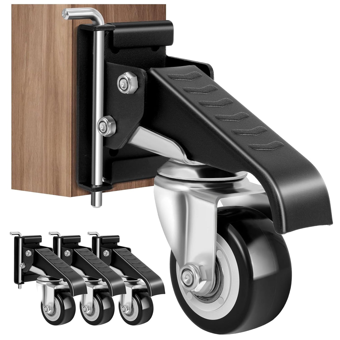 SPACECARE Workbench Casters Kit for Heavy Duty Mobility Needs