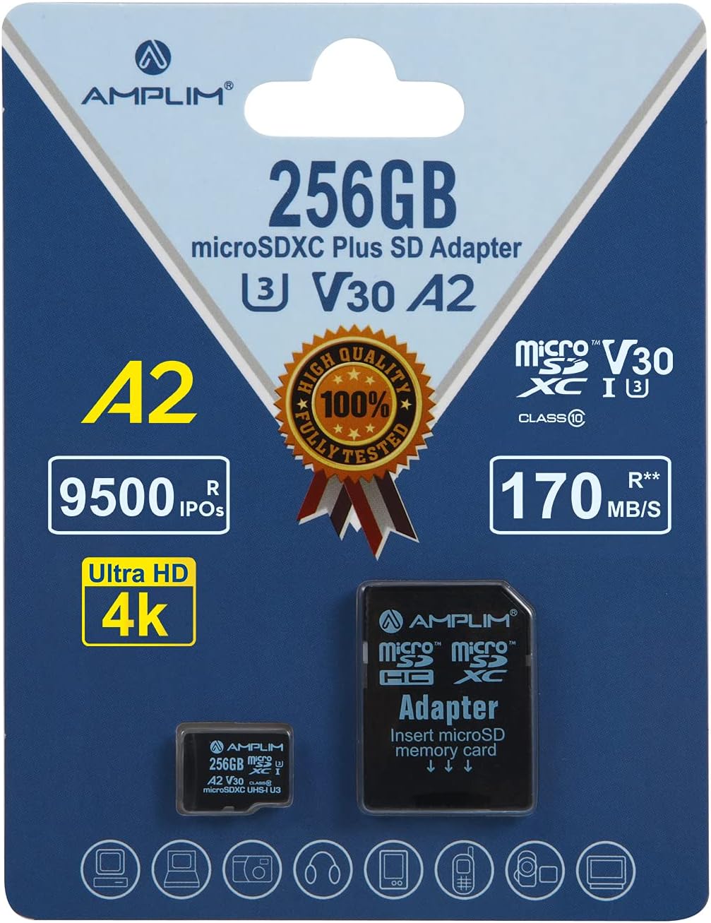 256GB Amplim MicroSD: Extreme Speed for Every Device